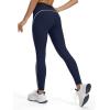 image:imageTapata Womens Workout Leggings High Waist Tummy Control Side Striped Athletic Running Yoga PantsNavy Blue