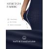 image:imageTapata Womens Workout Leggings High Waist Tummy Control Side Striped Athletic Running Yoga PantsNavy Blue