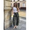 image:imageTapata Womens Camo Barrel Jeans Mid Rise Wide Leg Camoflage Ankle Denim Pants Y2K Baggy Boyfriend Jeans with PocketsGreen Camo