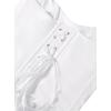 image:imageAvanova Mesh Overbust Corset Tops for Women Strapless Bustier Corsets Sexy Going Out Crop TopWhite