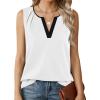 image:imageAvanova Sleeveless Blouses for Women V Neck Tank Top Work Business Casual ShirtWhite