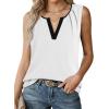 image:imageAvanova Sleeveless Blouses for Women V Neck Tank Top Work Business Casual ShirtWhite