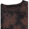 image:imageAvanova Tie Dye Shirt Women Ripped Short Sleeve Crop Tops Distressed Cropped T Shirts for Concert Halloween Goth RockDark Brown