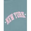 image:imageAvanova Women Graphic Letter Print Oversized T Shirt Short Sleeve Casual Summer Loose Fit Tee TopGreen B