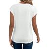image:imageAvanova Women Graphic Tees Shirt Print V Neck Cap Sleeve Casual T Summer TopsWhite Ny