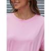 image:imageAvanova Women Peplum Top Cinched Waist Short Sleeve T Shirts Casual Summer TeePink