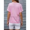 image:imageAvanova Women Peplum Top Cinched Waist Short Sleeve T Shirts Casual Summer TeePink