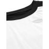 image:imageAvanova Women Raglan Short Sleeve Crop Tops Distressed Ripped Tshirt Cropped Tee Shirts White Small