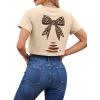 image:imageAvanova Women Vintage Floral Graphic Distressed Crop Tops Ripped Short Sleeve T ShirtKhaki