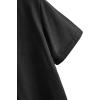 image:imageAvanova Womens Letter Print Tee Short Sleeve Round Neck Slim Fit Crop Top T ShirtBlack C