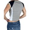 image:imageAvanova Womens Letter Print Tee Short Sleeve Round Neck Slim Fit Crop Top T ShirtGrey