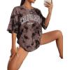 image:imageAvanova Womens Soft TShirtTie Dye Brown B