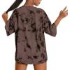 image:imageAvanova Womens Soft TShirtTie Dye Brown B