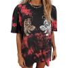image:imageAvanova Womens Soft TShirtTiedye Red C