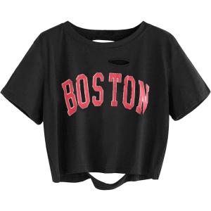 image:imageAvanova Womens Soft T ShirtBlack Boston
