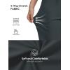 image:imageTapata Wide Leg Scrub Pants for Women  28303234 Inseam High Rise Straight Leg Yoga Scrub Uniform Pants with 7 PocketsDark Grey