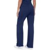 image:imageTapata Wide Leg Scrub Pants for Women  28303234 Inseam High Rise Straight Leg Yoga Scrub Uniform Pants with 7 PocketsNavy Blue