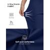 image:imageTapata Wide Leg Scrub Pants for Women  28303234 Inseam High Rise Straight Leg Yoga Scrub Uniform Pants with 7 PocketsNavy Blue