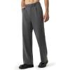 image:imageTapata Mens 283032 Inseam Casual Dress Pants Pleated Old Money Wide Leg Baggy Slacks Relaxed Fit TrousersDark Gray