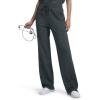 image:imageTapata Wide Leg Scrub Pants for Women  28303234 Inseam High Rise Straight Leg Yoga Scrub Uniform Pants with 7 PocketsDark Grey