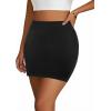 image:imageAvanova Women Bodycon Mini Skirts Skorts Stretchy Sexy Skirt with Shorts Underneath Night OutBlack
