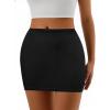 image:imageAvanova Women Bodycon Mini Skirts Skorts Stretchy Sexy Skirt with Shorts Underneath Night OutBlack