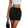 image:imageAvanova Women Bodycon Mini Skirts Skorts Stretchy Sexy Skirt with Shorts Underneath Night OutBlack