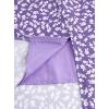 image:imageAvanova Women Boho Floral Slit Maxi Skirt Split Thigh High Waisted Long SkirtsPurple