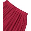 image:imageAvanova Women Pleated Mini Skirt Skorts Chiffon High Waisted A line Short SkirtsBurgundy