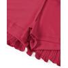 image:imageAvanova Women Pleated Mini Skirt Skorts Chiffon High Waisted A line Short SkirtsBurgundy