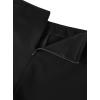 image:imageAvanova Women Slit Mini Skorts Skirt with Pockets High Waisted Short Skirts Business Work OfficeBlack