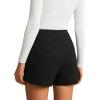 image:imageAvanova Women Slit Mini Skorts Skirt with Pockets High Waisted Short Skirts Business Work OfficeBlack