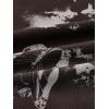 image:imageAvanova Women Butterfly Mesh Midi Skirt High Waisted Summer Mermaid Bodycon Skirt Black C 3XLarge