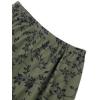 image:imageAvanova Women Floral Bohemian Mesh Midi Skirt High Waist Lettuce Trim Long Straight Skirt Green Floral C 3XLarge
