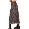 image:imageAvanova Women Floral Boho High Waisted Midi Skirt Mesh Flowy Summer Long Skirt Floral Muticolor Small