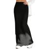 image:imageAvanova Women High Waisted Long Bodycon Knit Maxi Length SkirtsBlack