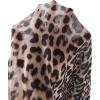 image:imageAvanova Women Leopard Print Mesh Midi Skirt High Waist Lettuce Trim Long Straight Skirt Brown Leopard C Small