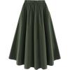image:imageAvanova Women Maxi Skirt with Pockets Flowy Elastic High Waisted ALine Long Skirts Casual SummerGreen