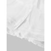image:imageAvanova Women Ruffle Layered Tiered Mini Skorts Skirt with Shorts Underneath Mesh Flowy Short SkirtsWhite