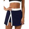 image:imageAvanova Women Tennis Skirts with Shorts Underneath Side Pockets High Slit Golf Athletic SkortsNavy