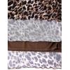 image:imageAvanova Womens Ditsy Floral High Waisted Skirts Lettuce Trim Summer Fall Boho Midi SkirtLeopard Dark Brown