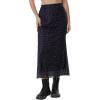 image:imageAvanova Womens Ditsy Floral High Waisted Skirts Lettuce Trim Summer Fall Boho Midi SkirtPurple