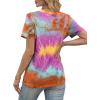 image:imageAvanova Womens Graphic Letter Print Short Sleeve TShirts Crewneck Casual Summer Cute Tees TopsOrange