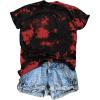 image:imageAvanova Womens Graphic Letter Print Short Sleeve TShirts Crewneck Casual Summer Cute Tees TopsRed