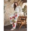 image:imageTapata Women 28303234 Inseam Printed Linen Pants Wide Leg Casual Palazzo Summer Beach Lounge with PocketsCream