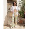 image:imageTapata Women 28303234 Inseam Printed Linen Pants Wide Leg Casual Palazzo Summer Beach Lounge with PocketsFruit Totem