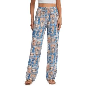 image:imageTapata Women 28303234 Inseam Printed Linen Pants Wide Leg Casual Palazzo Summer Beach Lounge with PocketsExotic