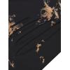 image:imageAvanova Tigers Graphic Cropped Tee Shirts Short Sleeve Crop Tops Distressed Ripped TShirtBlack Brown