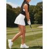 image:imageAvanova Women 14 Zip Polo V Neck Tank Tops Golf Shirts Sleeveless Collared Workout TopsBlack