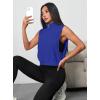 image:imageAvanova Women 14 Zip Polo V Neck Tank Tops Golf Shirts Sleeveless Collared Workout TopsBlue